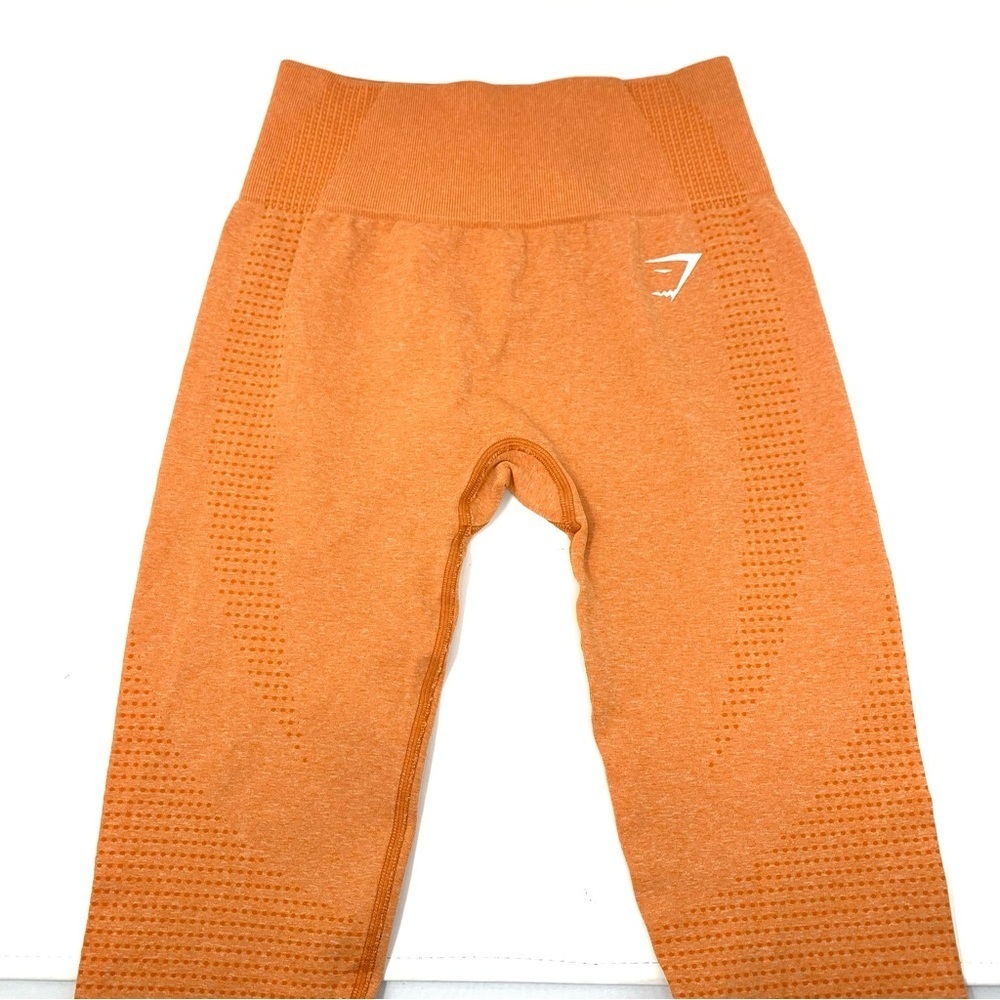 Gymshark Vital Seamless Marled Apricot Leggings Active Sport Pants Small - Picture 8 of 15